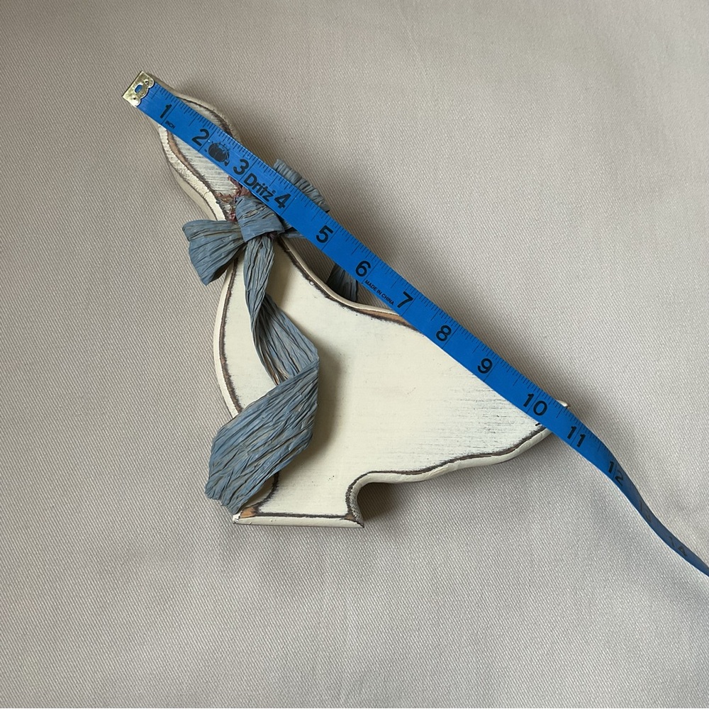 Cream and Blue Rustic Vintage Goose Decor - Picture 6 of 8